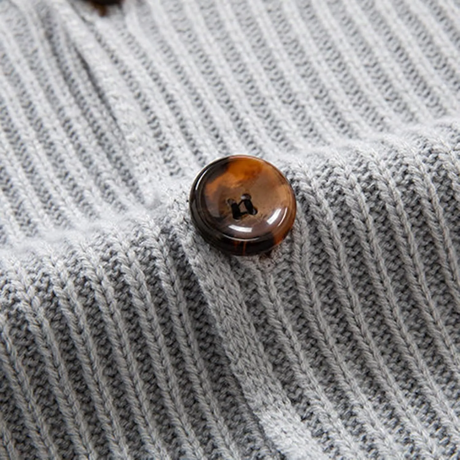 Mens Lightweight Sweater Shawl Collar Cardigan Sweater Big and Tall Knit Sweater Button Down Long Sleeve Sweaters