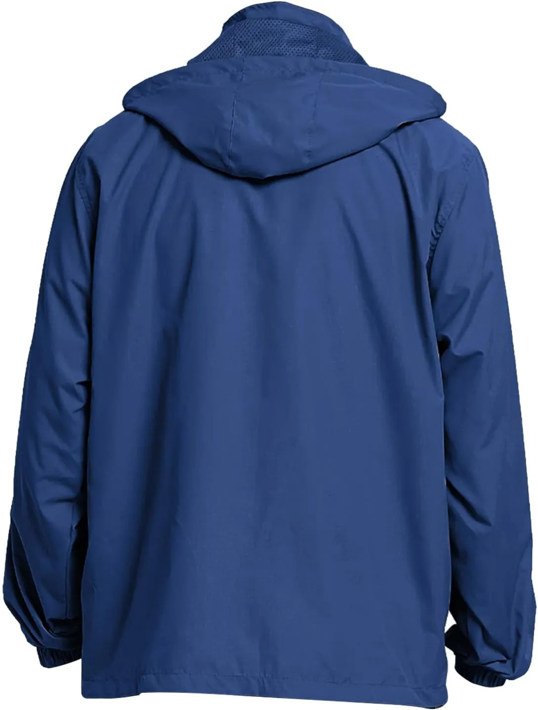 Men's Lightweight Windbreaker Rain Jackets with Removable Hood Waterproof Outdoor Coats
