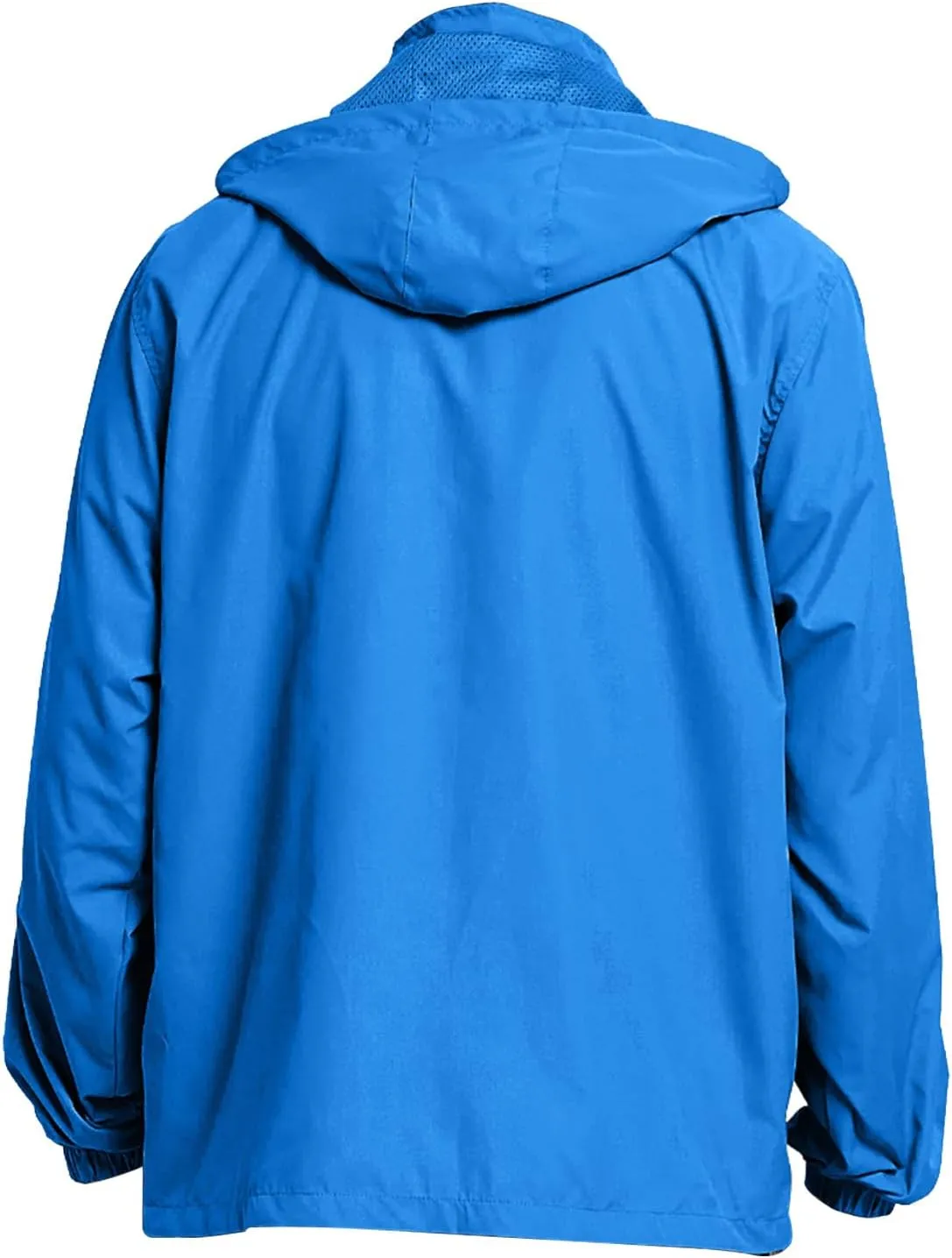 Men's Lightweight Windbreaker Rain Jackets with Removable Hood Waterproof Outdoor Coats