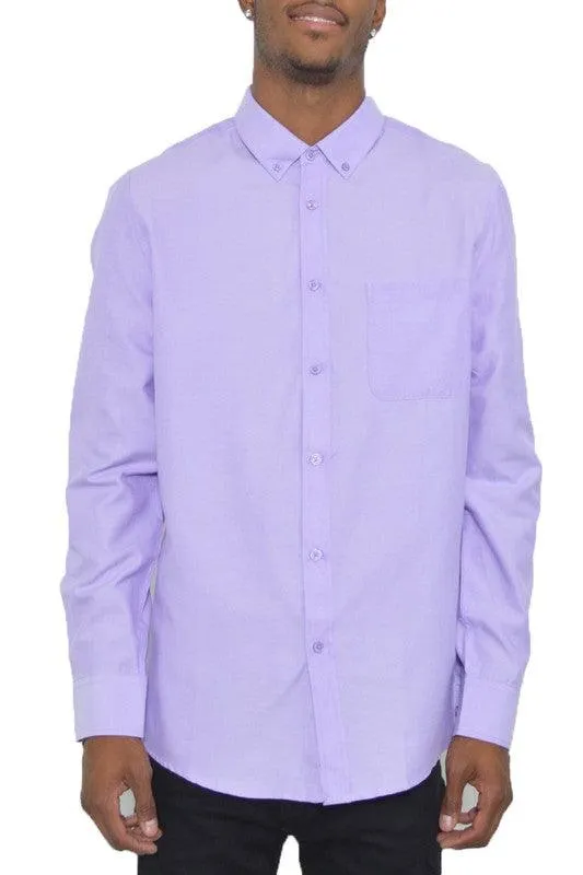Mens Long Sleeve Oxford Shirts