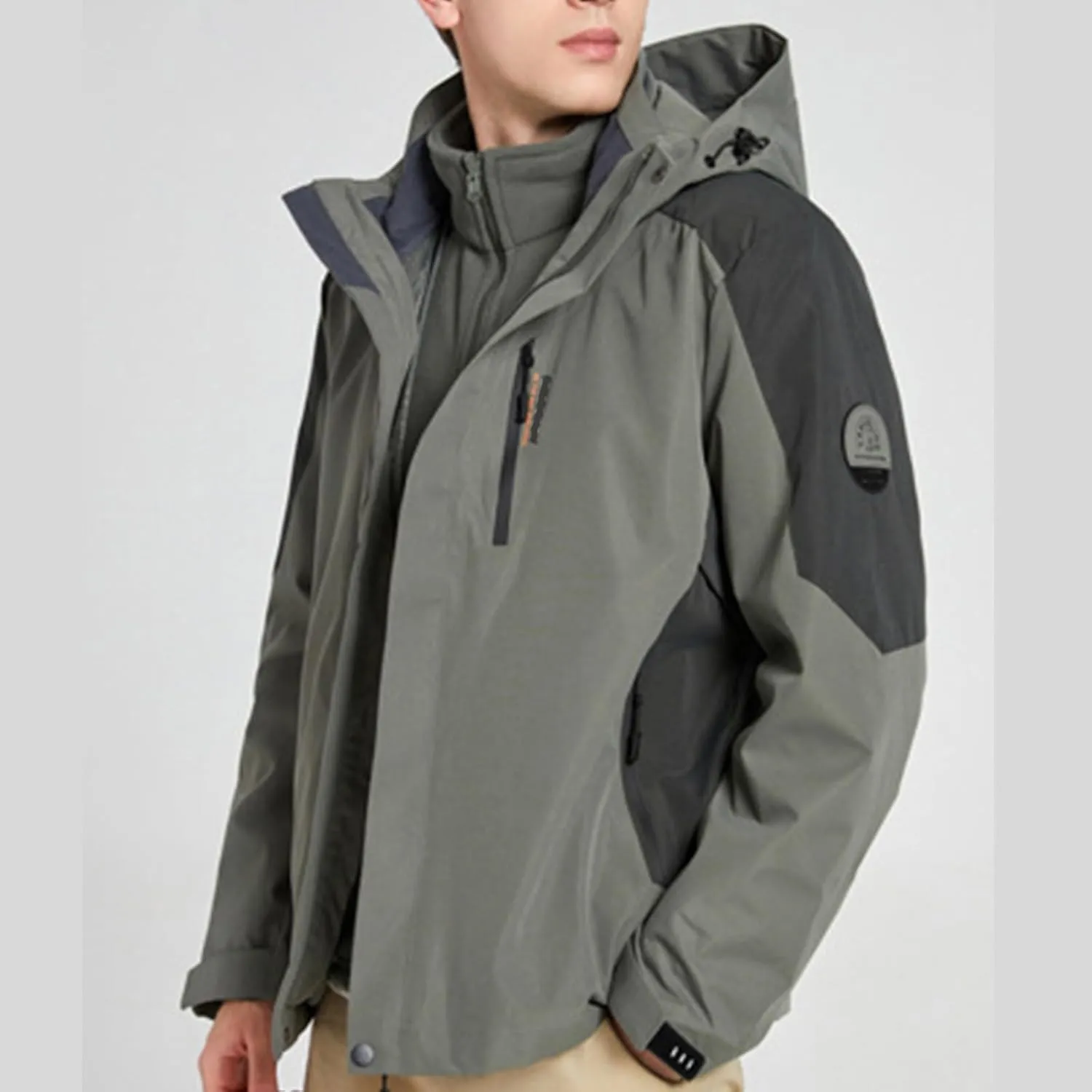 Mens Mountain Waterproof Ski Snow Jacket Winter Windproof Rain Jackets Lightweight Mountain Sport Jackets Outdoor