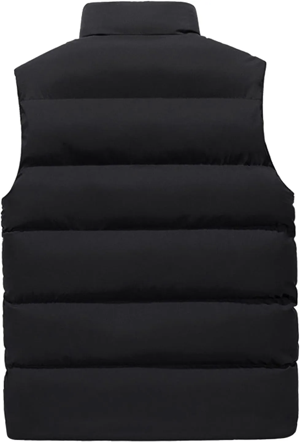 Men's Padded Cotton Puffer Vest Winter Sleeveless Jacket Coat Thick Warm Quilted Outerwear Oversized Vest Puffer