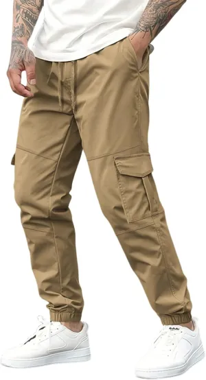 Men's Pants Authentic Mens Regular Fit Comfort Flex Waist Jeans Womens Baggy Cargo Pants Parachute Cargo Pants for Men Big Men Cargo Pants Mens Business Casual Pants Flannel Lined Jeans Men