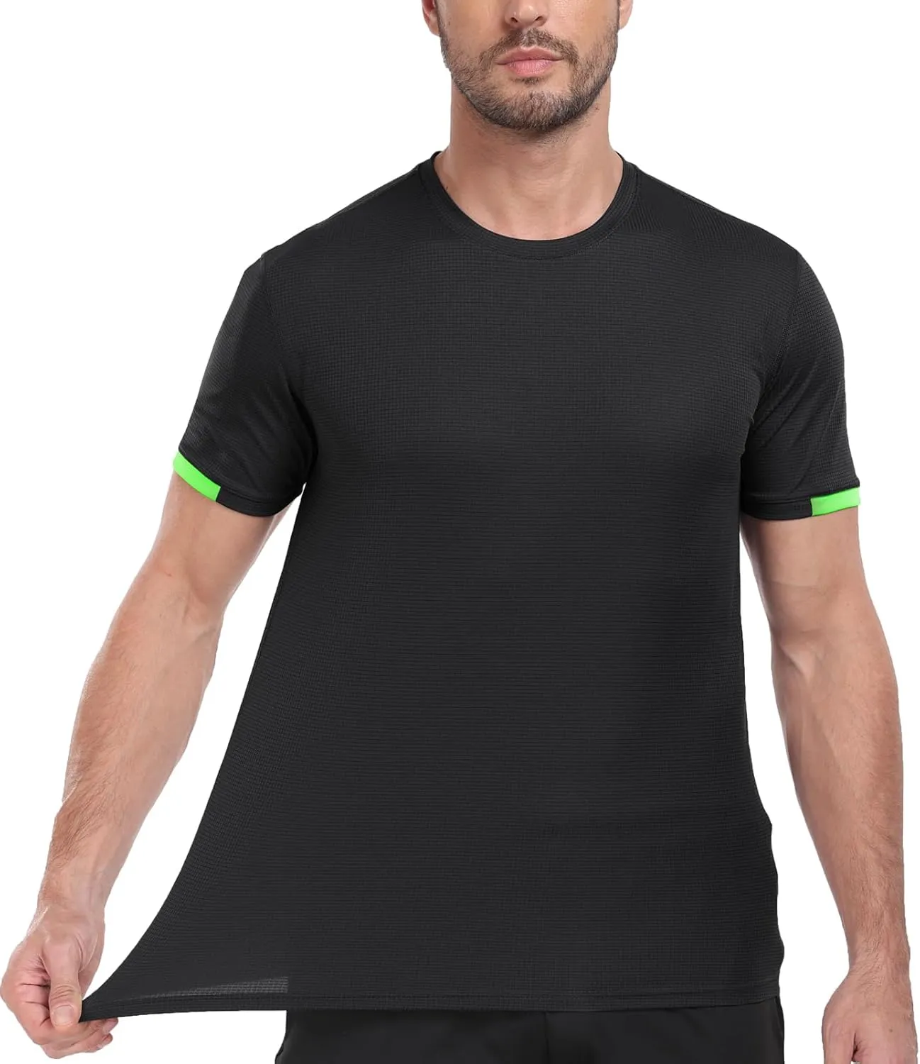 Men's Quick Dry T-Shirts UPF50  Moisture Wicking Running Athletic Gym T-Shirts Short Sleeve Summer Casual T Shirts