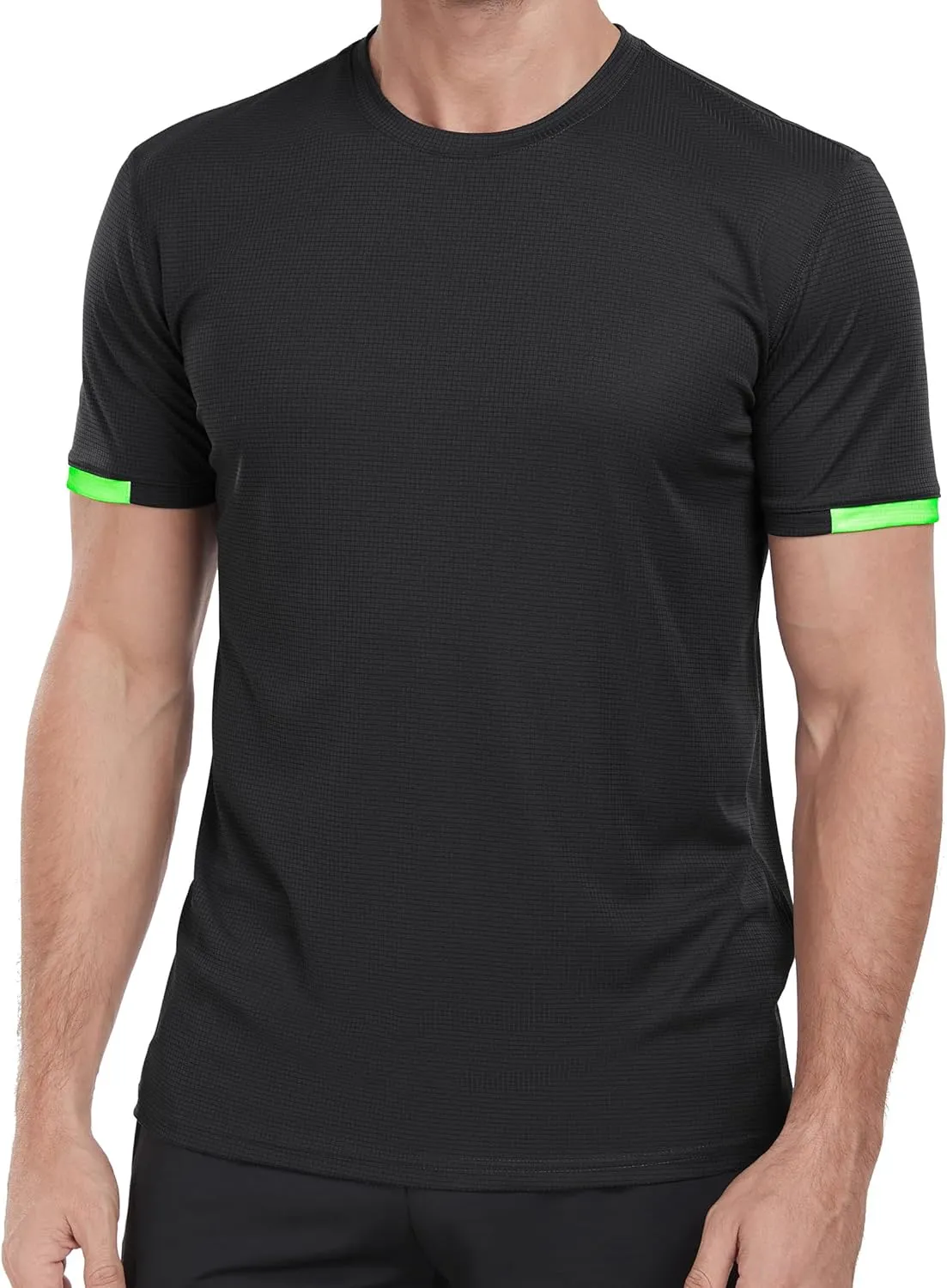 Men's Quick Dry T-Shirts UPF50  Moisture Wicking Running Athletic Gym T-Shirts Short Sleeve Summer Casual T Shirts