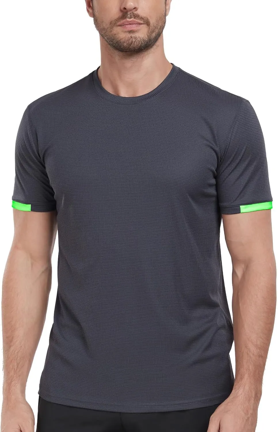 Men's Quick Dry T-Shirts UPF50  Moisture Wicking Running Athletic Gym T-Shirts Short Sleeve Summer Casual T Shirts
