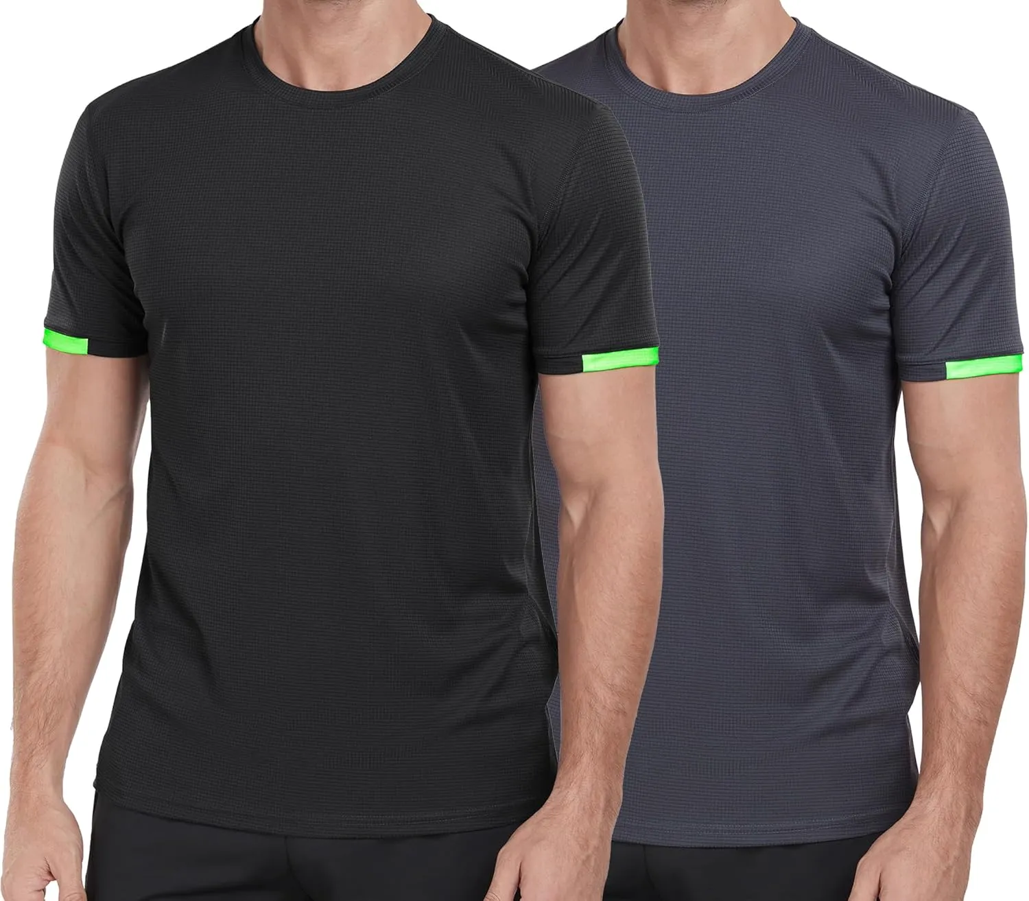 Men's Quick Dry T-Shirts UPF50  Moisture Wicking Running Athletic Gym T-Shirts Short Sleeve Summer Casual T Shirts
