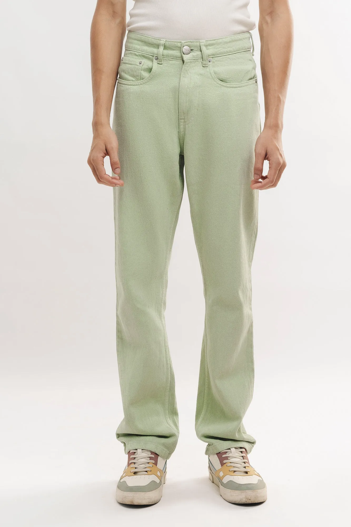 Men's Rage Green Slim Fit Jeans