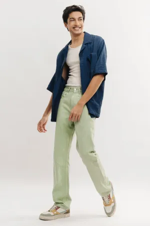 Men's Rage Green Slim Fit Jeans