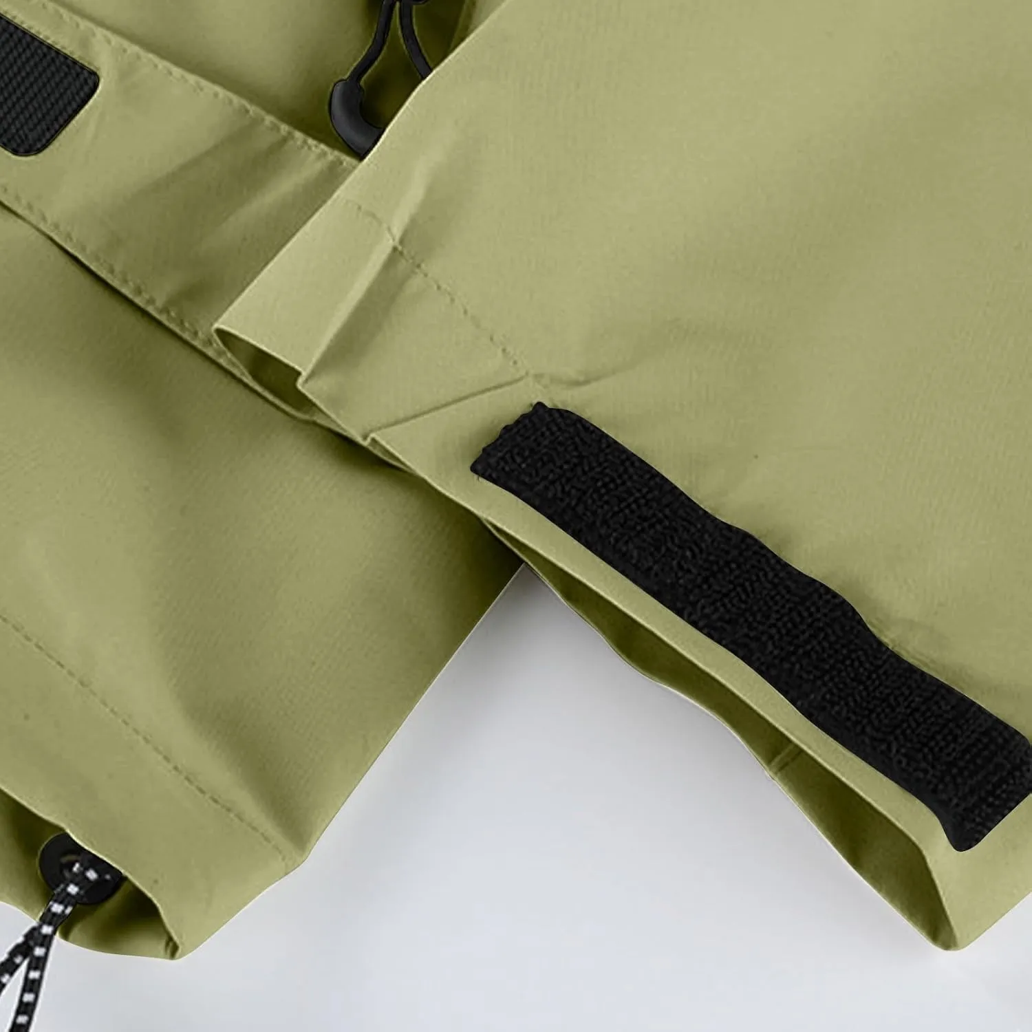 Men's Rain Jacket Waterproof Lightweight Packable Softshell Windbreaker with Hood Raincoat for Hiking Fishing Travel