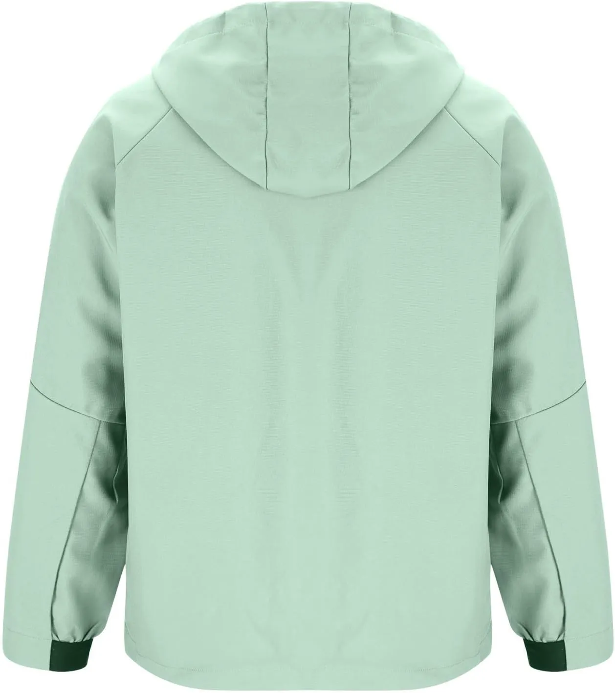 Mens Rain Jacket Waterproof Raincoat with Hooded Lightweight Windbreaker Soft Shell Hiking Coat for Travel