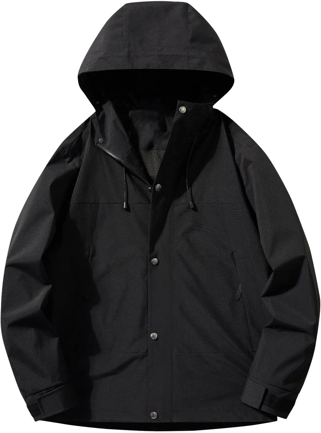 Mens Rain Jackets Waterproof with Hood Mens Windbreaker Jackets Lightweight for Hiking Fishing Winter Coats