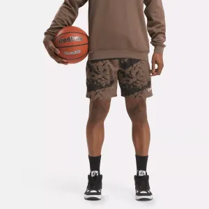Men's Reebok Basketball Transition Allover Print Shorts
