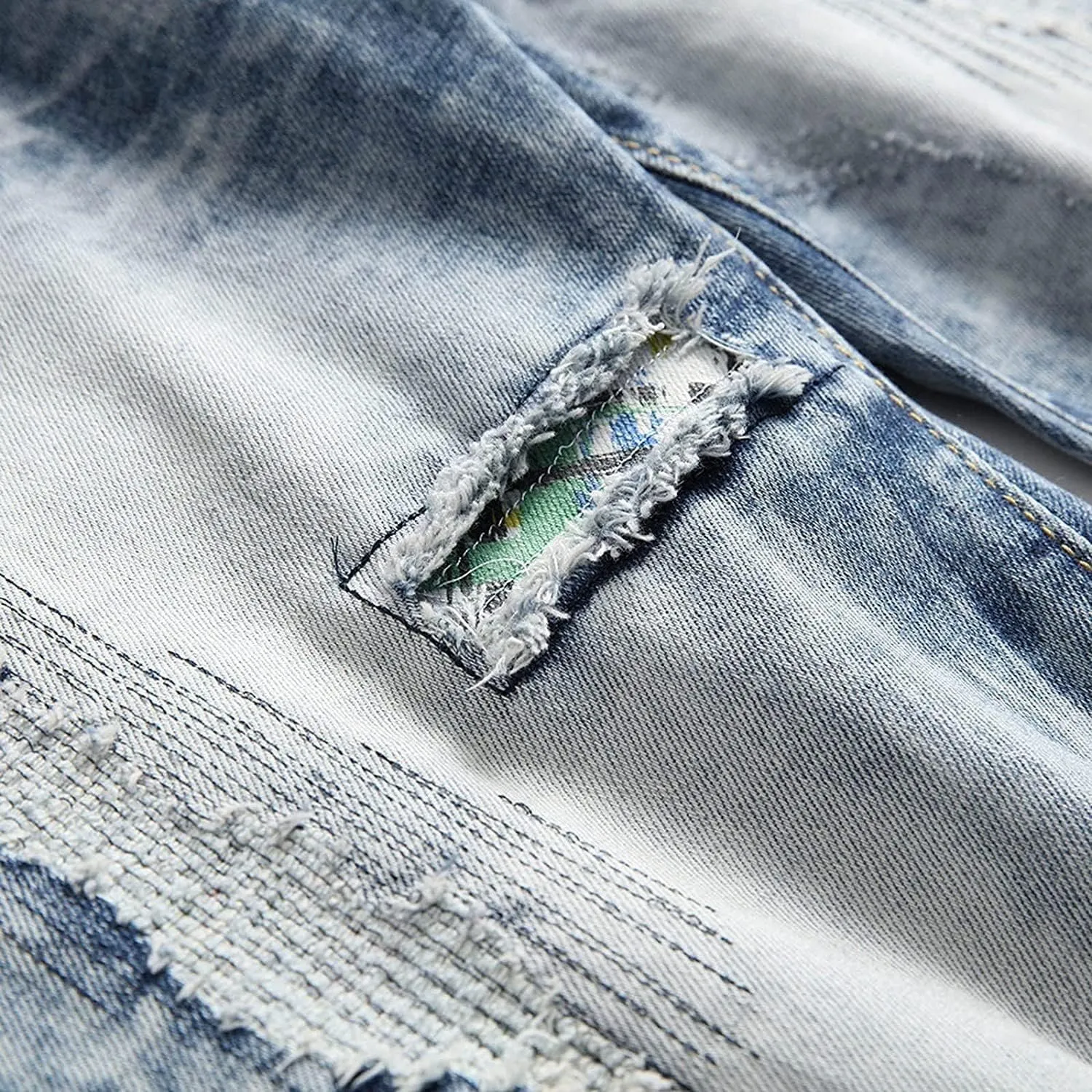 Men's Relaxed Fit Jeans,Stretch Comfortable Work Jeans Men's Fashion Straight Fit Slim Jeans