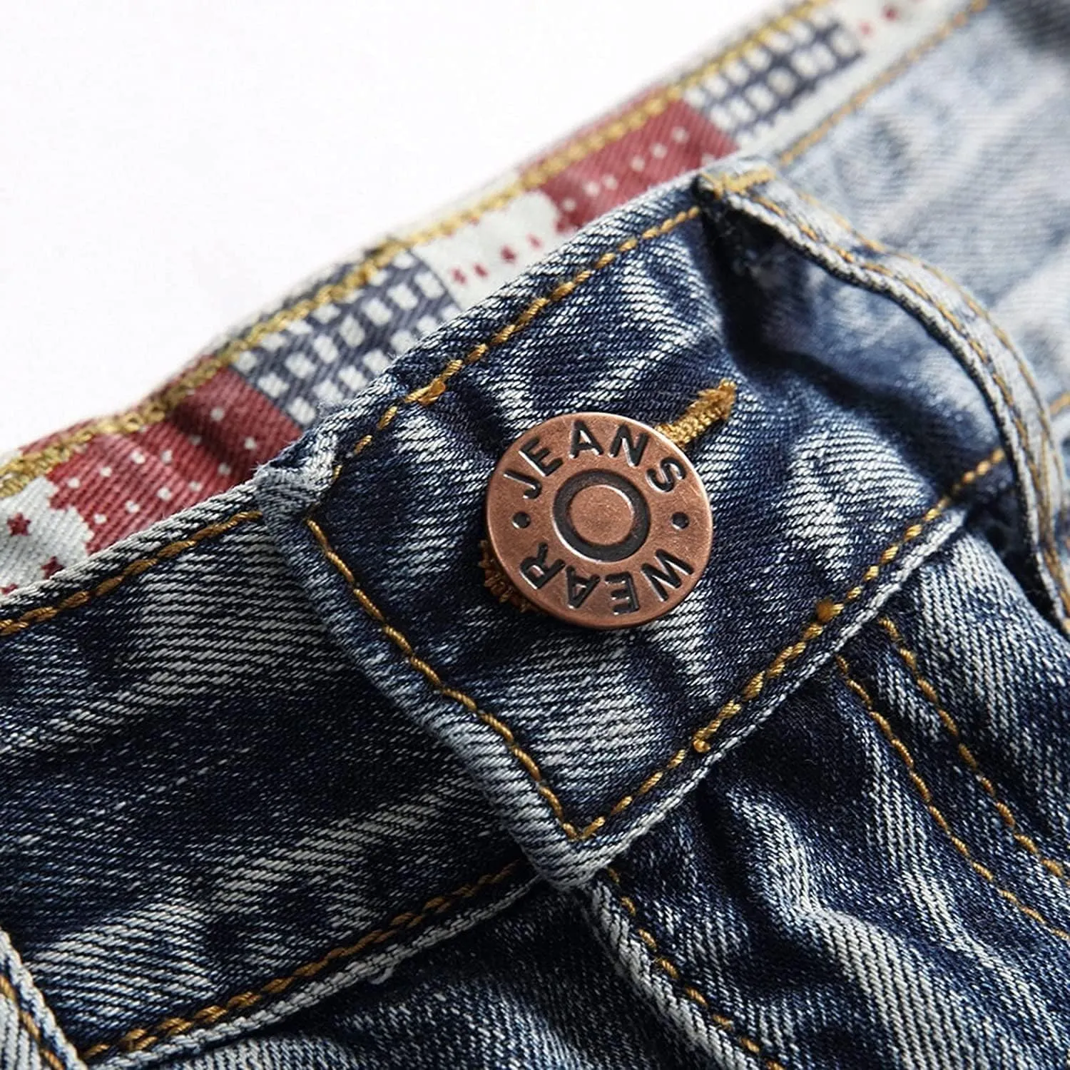 Men's Relaxed Fit Jeans,Stretch Comfortable Work Jeans Men's Fashion Straight Fit Slim Jeans