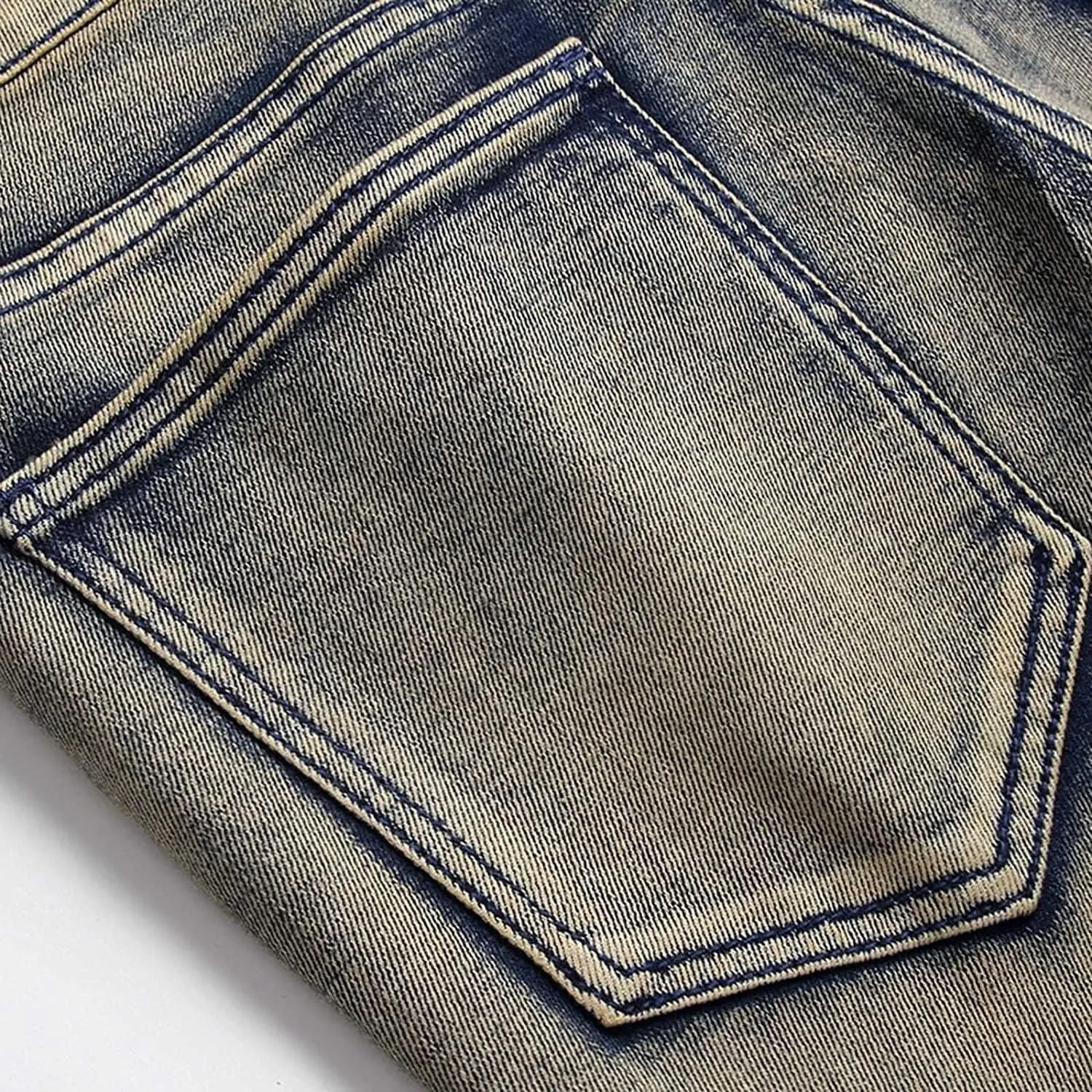 Men's Relaxed Fit Jeans,Stretch Comfortable Work Jeans Men's Fashion Straight Fit Slim Jeans