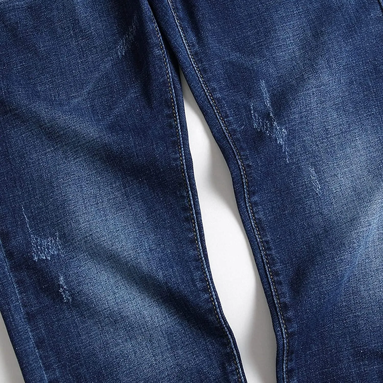 Men's Relaxed Fit Jeans,Stretch Comfortable Work Jeans Men's Fashion Straight Fit Slim Jeans