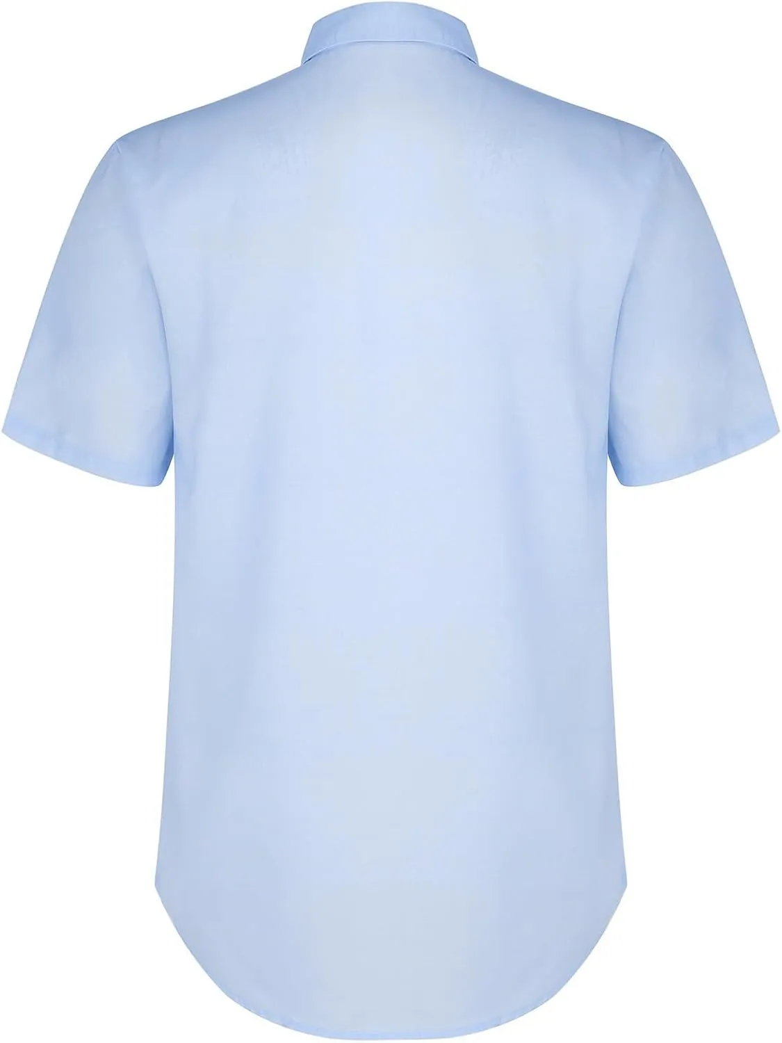 Mens Resort Wear 2025 Breathable Button Down Short Sleeve Shirt Regular Fit Formal with Pocket Summer Casual