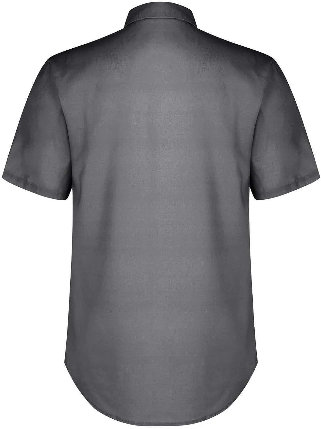 Mens Resort Wear 2025 Breathable Button Down Short Sleeve Shirt Regular Fit Formal with Pocket Summer Casual