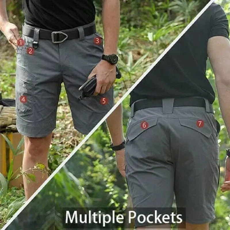 Mens Shorts Waterproof Tactical Military Shorts Trekking