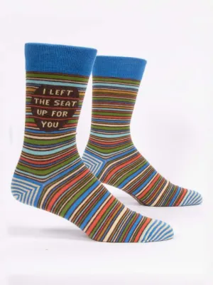 Men's Socks - I left the Seat Up for You