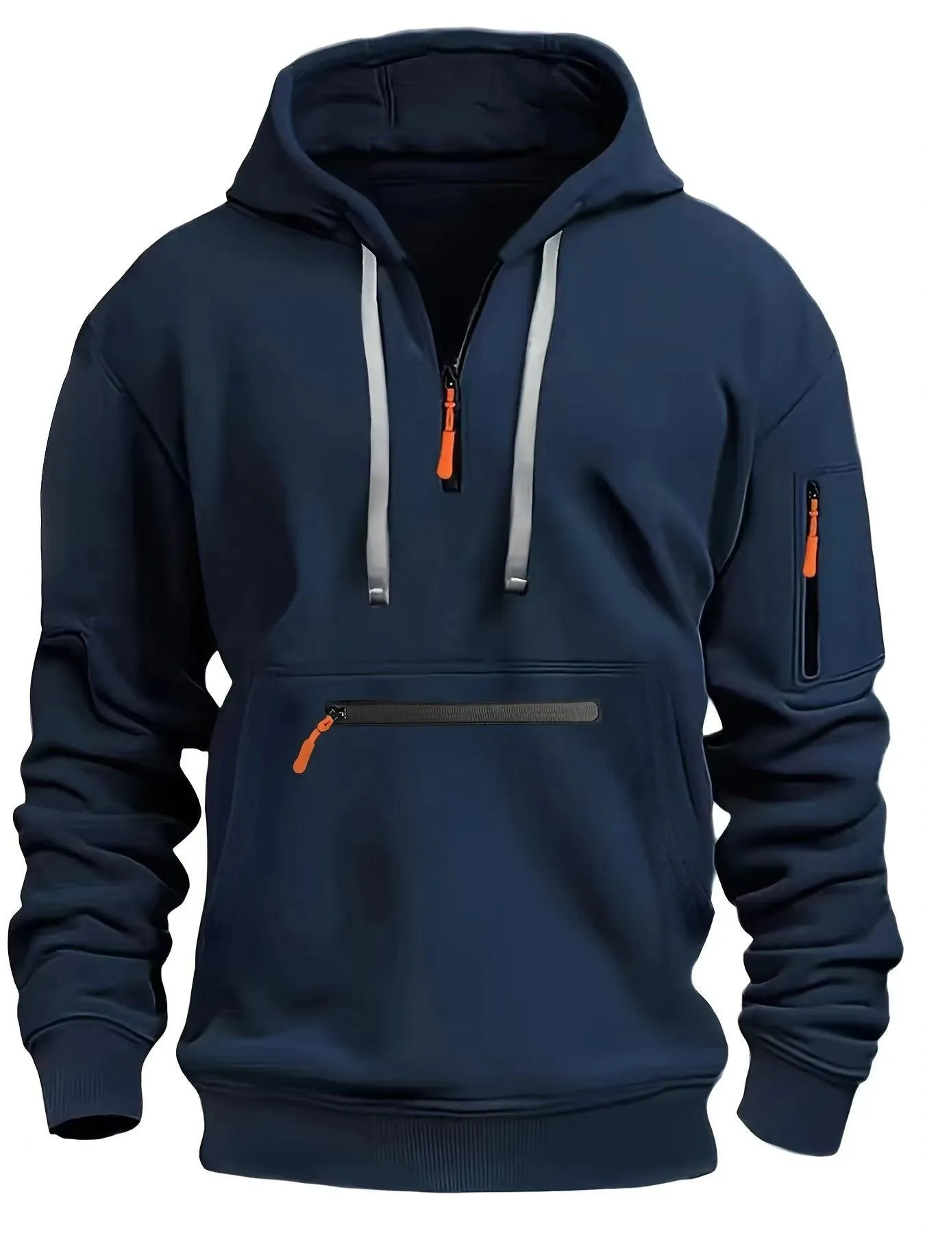 Men's Sports Casual Long Sleeve Jacket - Loose Fit