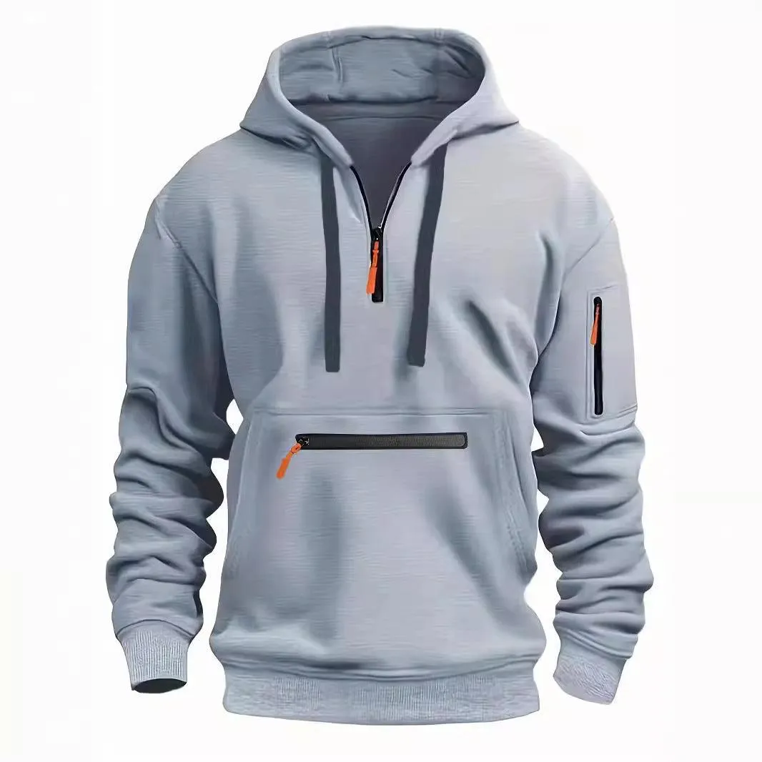 Men's Sports Casual Long Sleeve Jacket - Loose Fit