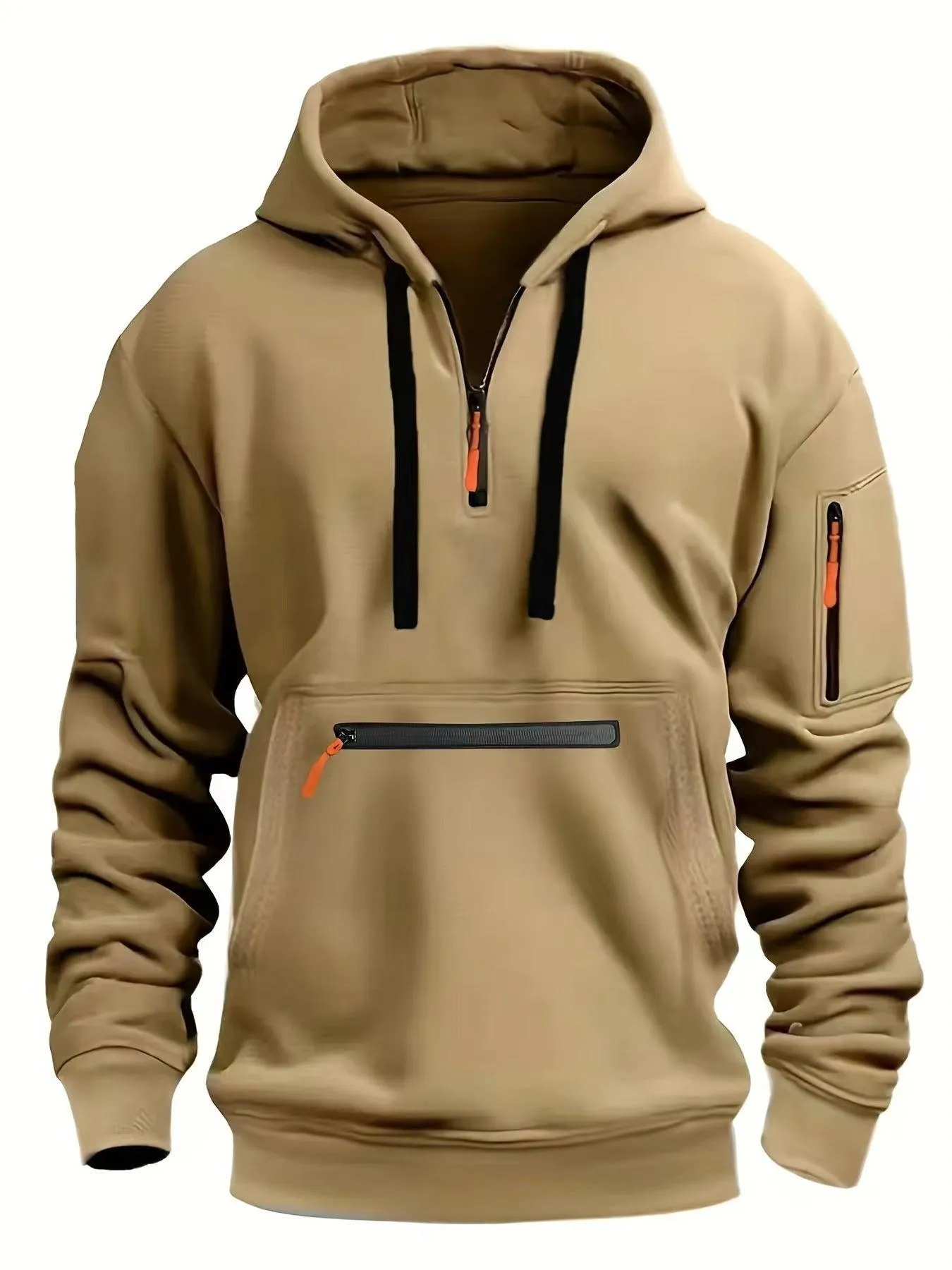 Men's Sports Casual Long Sleeve Jacket - Loose Fit