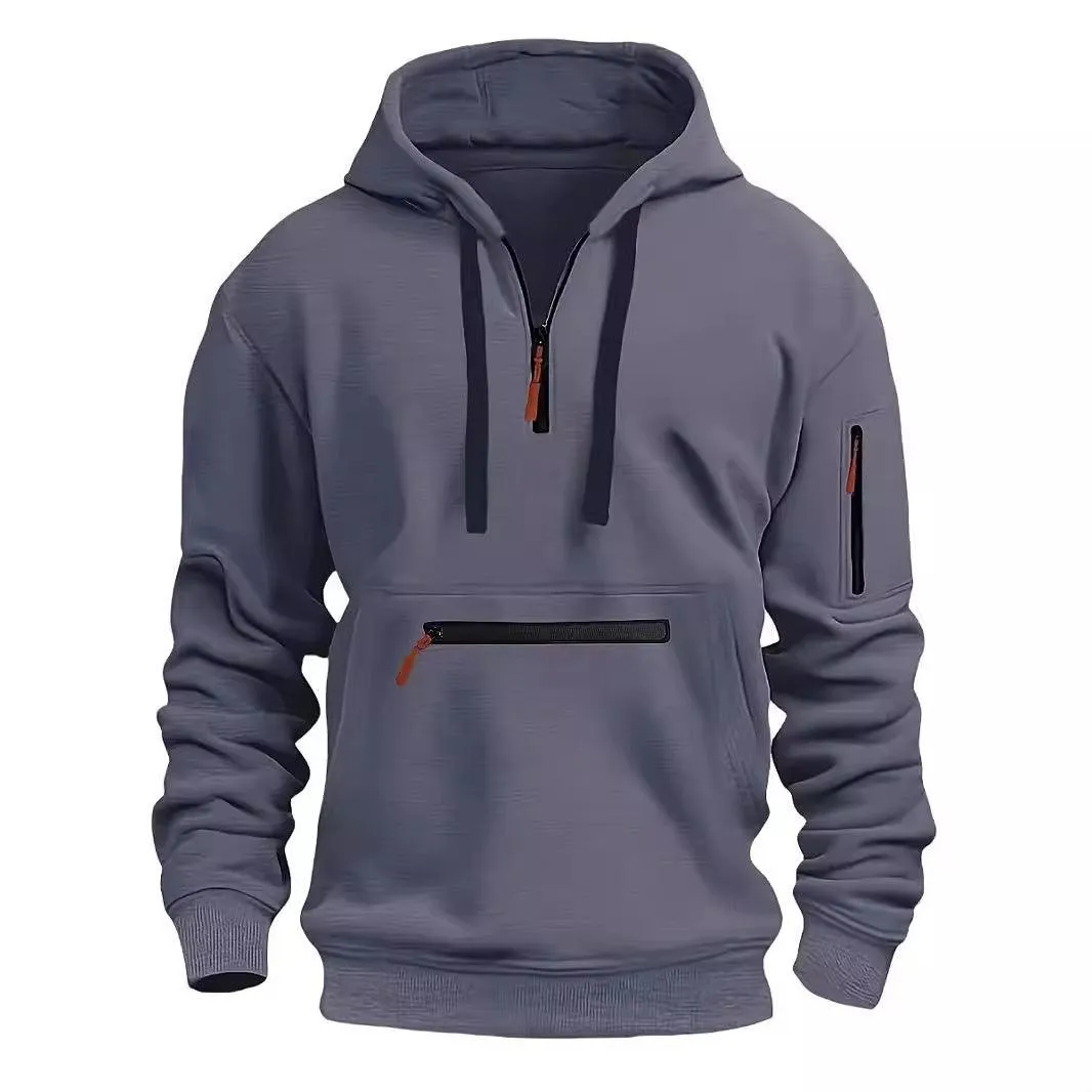 Men's Sports Casual Long Sleeve Jacket - Loose Fit