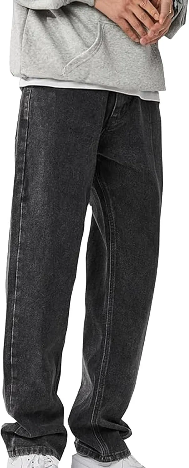 Men's Stretch Jeans Comfortable High Durable Cargo Jeans for Men Straight Fit Jeans for Men