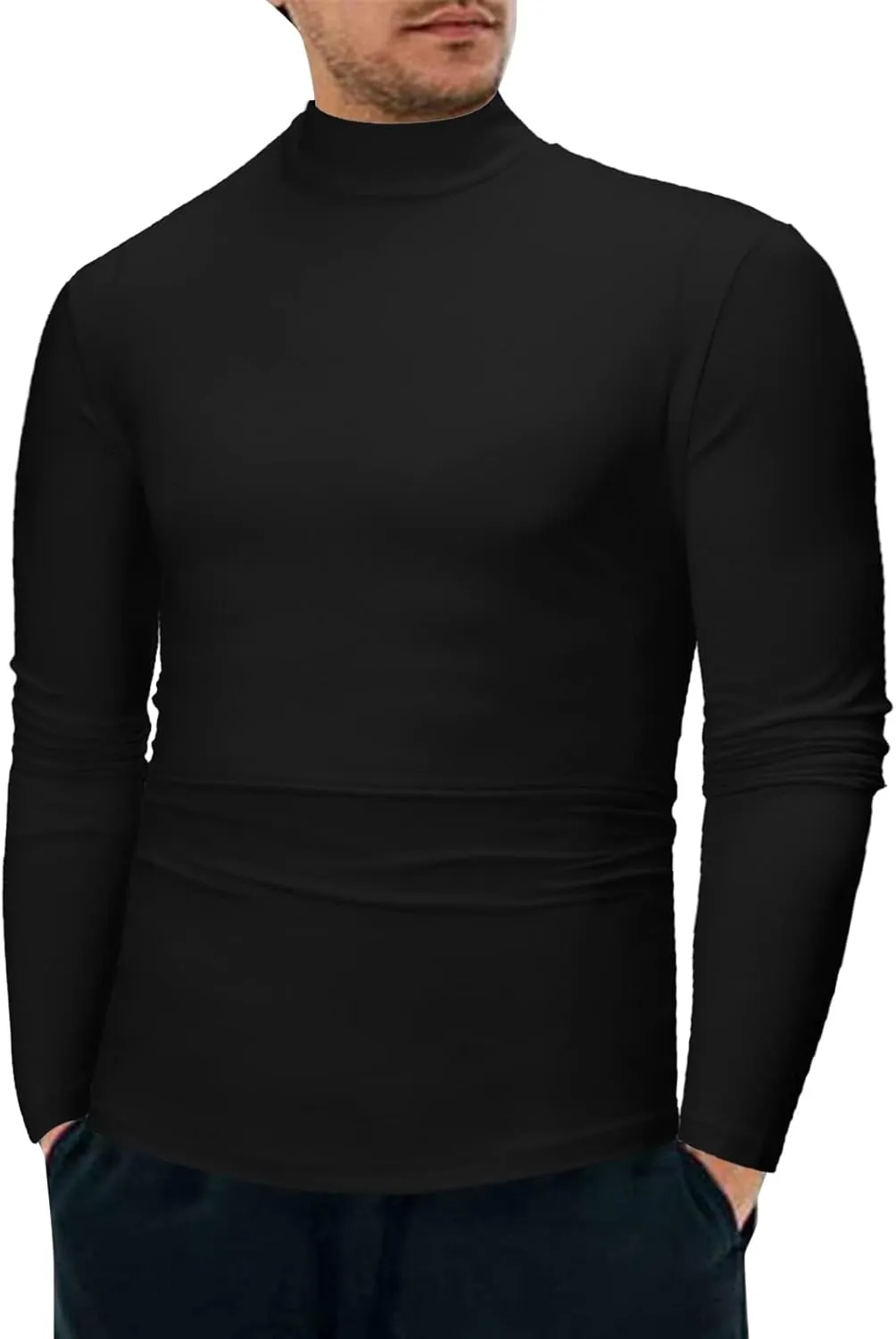 Men's Summer Shirts Long Sleeve High Collar Sexy Comfortable Leisure Style Sport Pants Comfy Fashion Trendy Tee