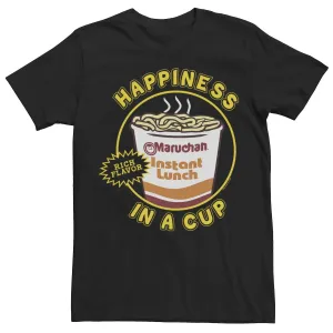 Men's T-shirt Maruchan Happiness In A Cup Licensed Character