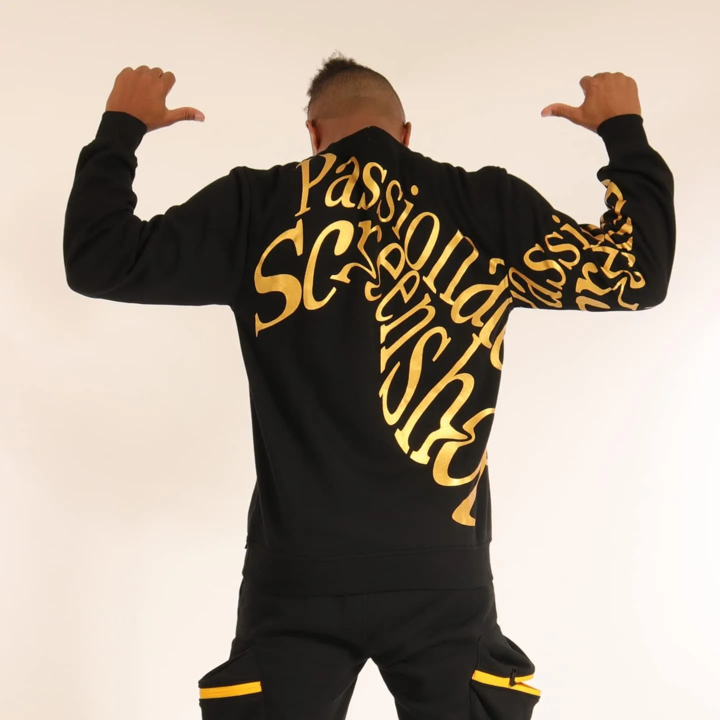 Men's Urban NYC Graffiti Hip Hop Fleece Pullover