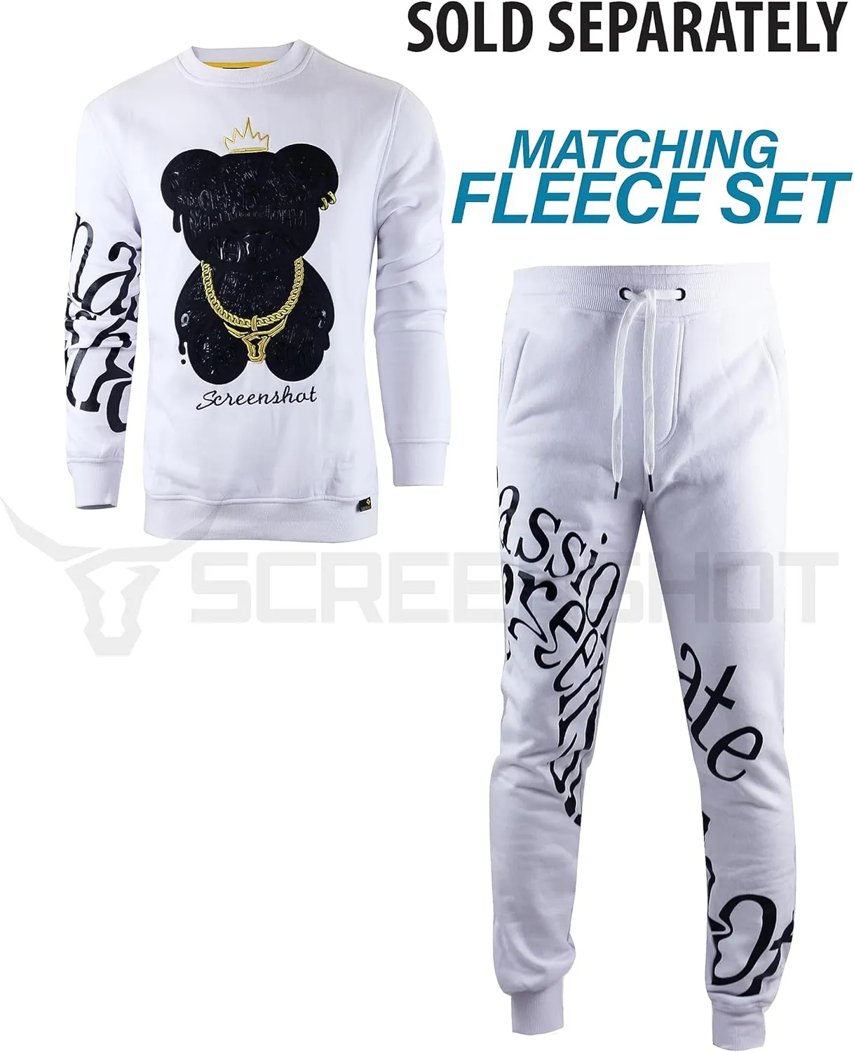 Men's Urban NYC Graffiti Hip Hop Fleece Pullover