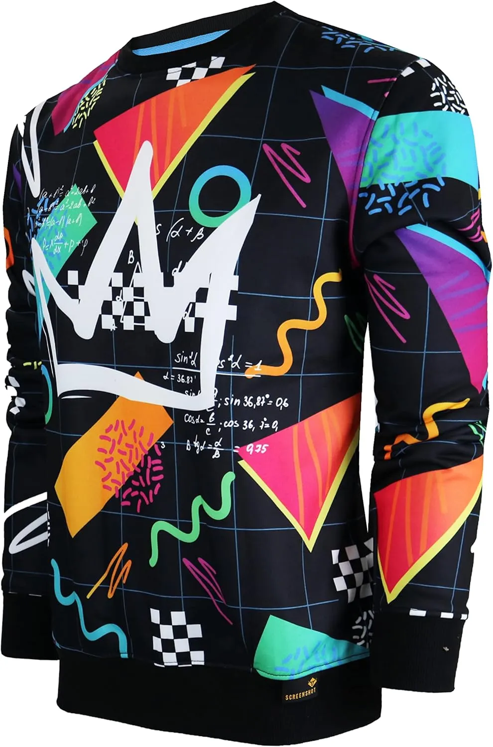 Men's Urban NYC Graffiti Hip Hop Fleece Pullover
