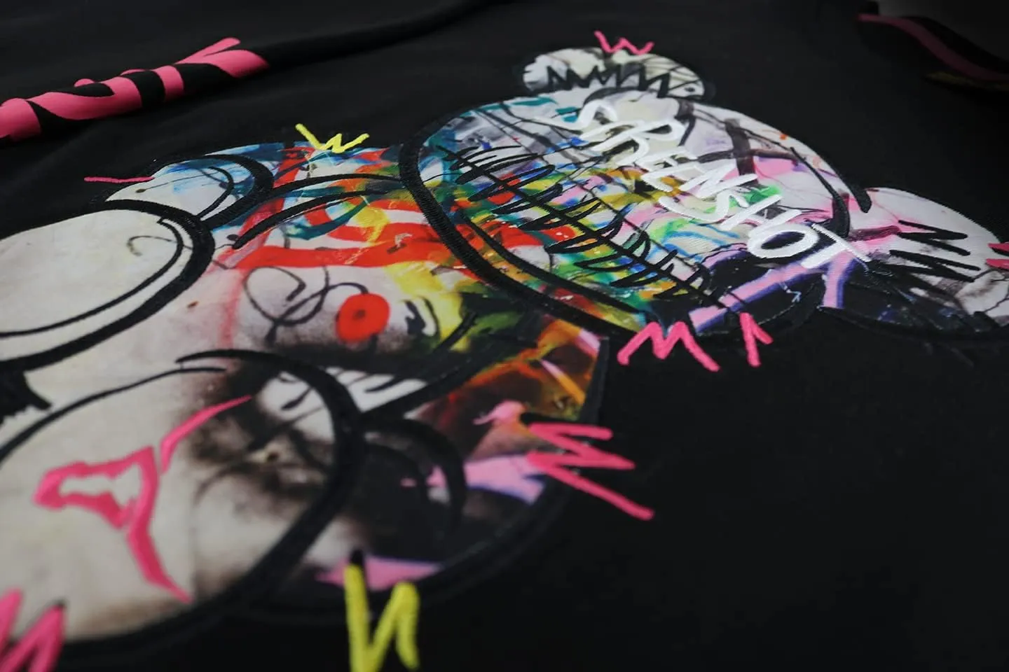 Men's Urban NYC Graffiti Hip Hop Fleece Pullover