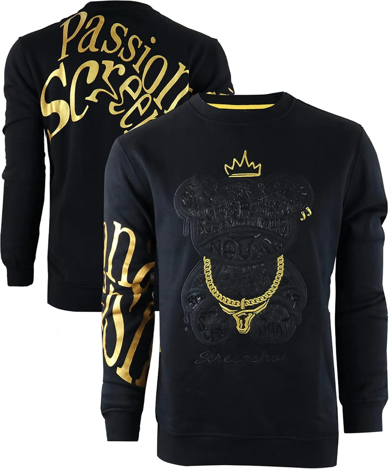Men's Urban NYC Graffiti Hip Hop Fleece Pullover