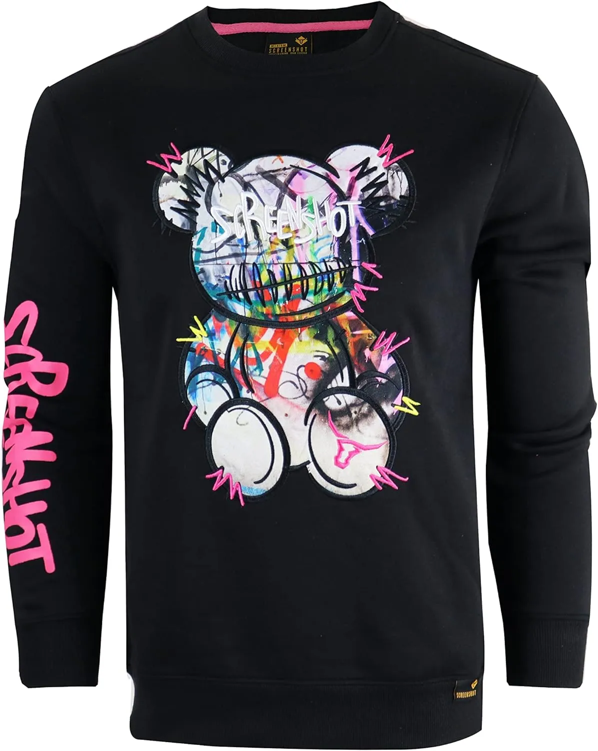 Men's Urban NYC Graffiti Hip Hop Fleece Pullover