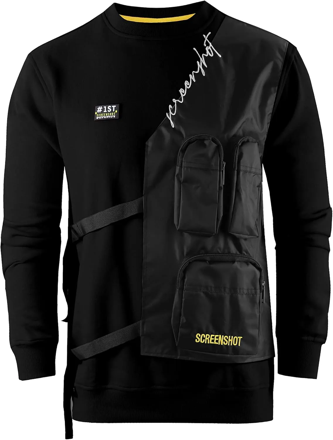 Men's Urban NYC Graffiti Hip Hop Fleece Pullover