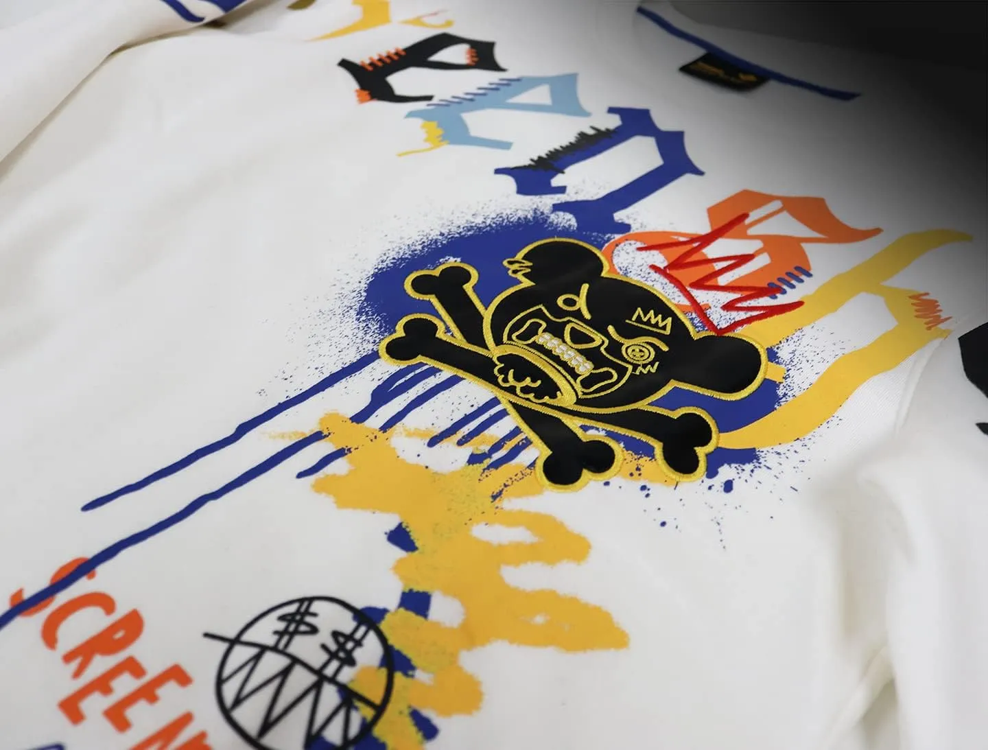 Men's Urban NYC Graffiti Hip Hop Fleece Pullover