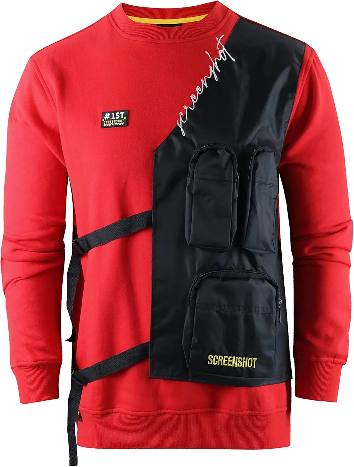 Men's Urban NYC Graffiti Hip Hop Fleece Pullover