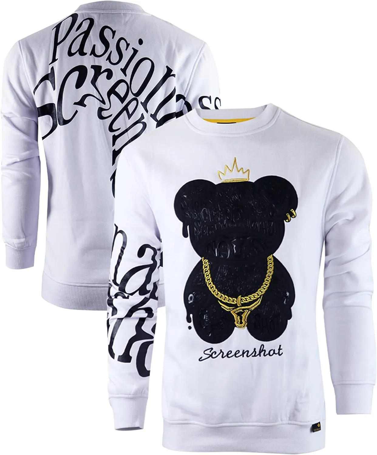 Men's Urban NYC Graffiti Hip Hop Fleece Pullover