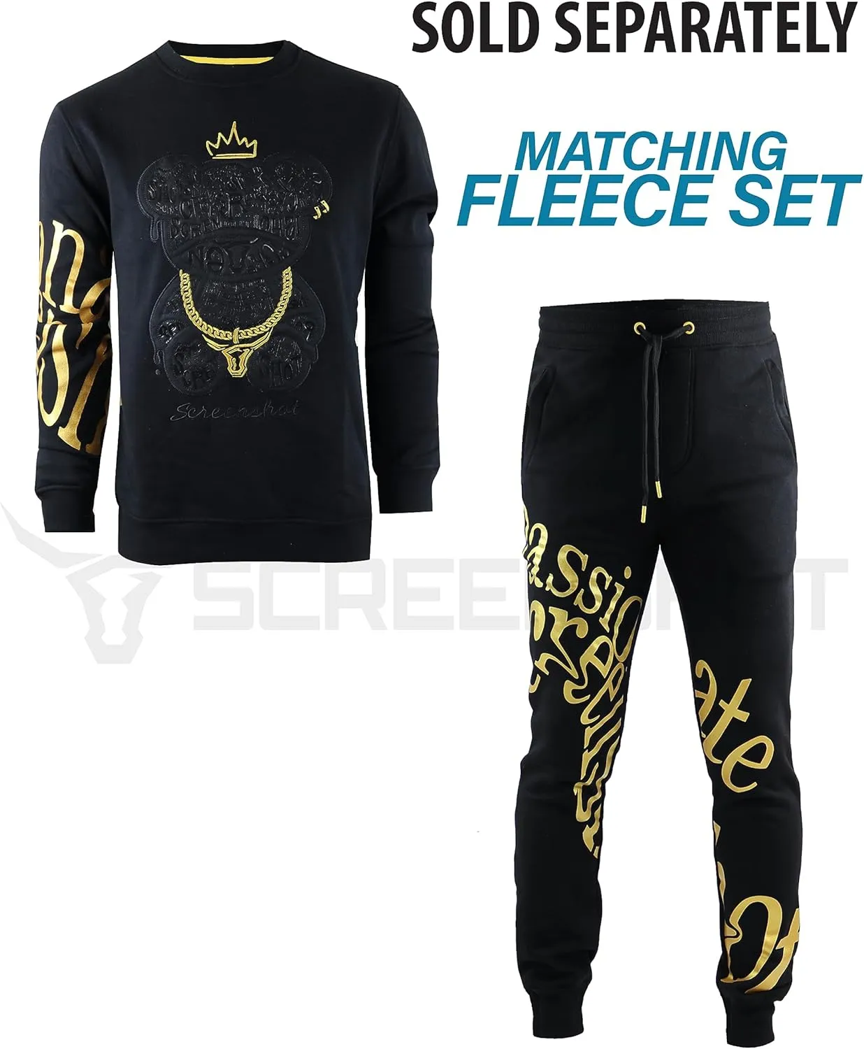 Men's Urban NYC Graffiti Hip Hop Fleece Pullover
