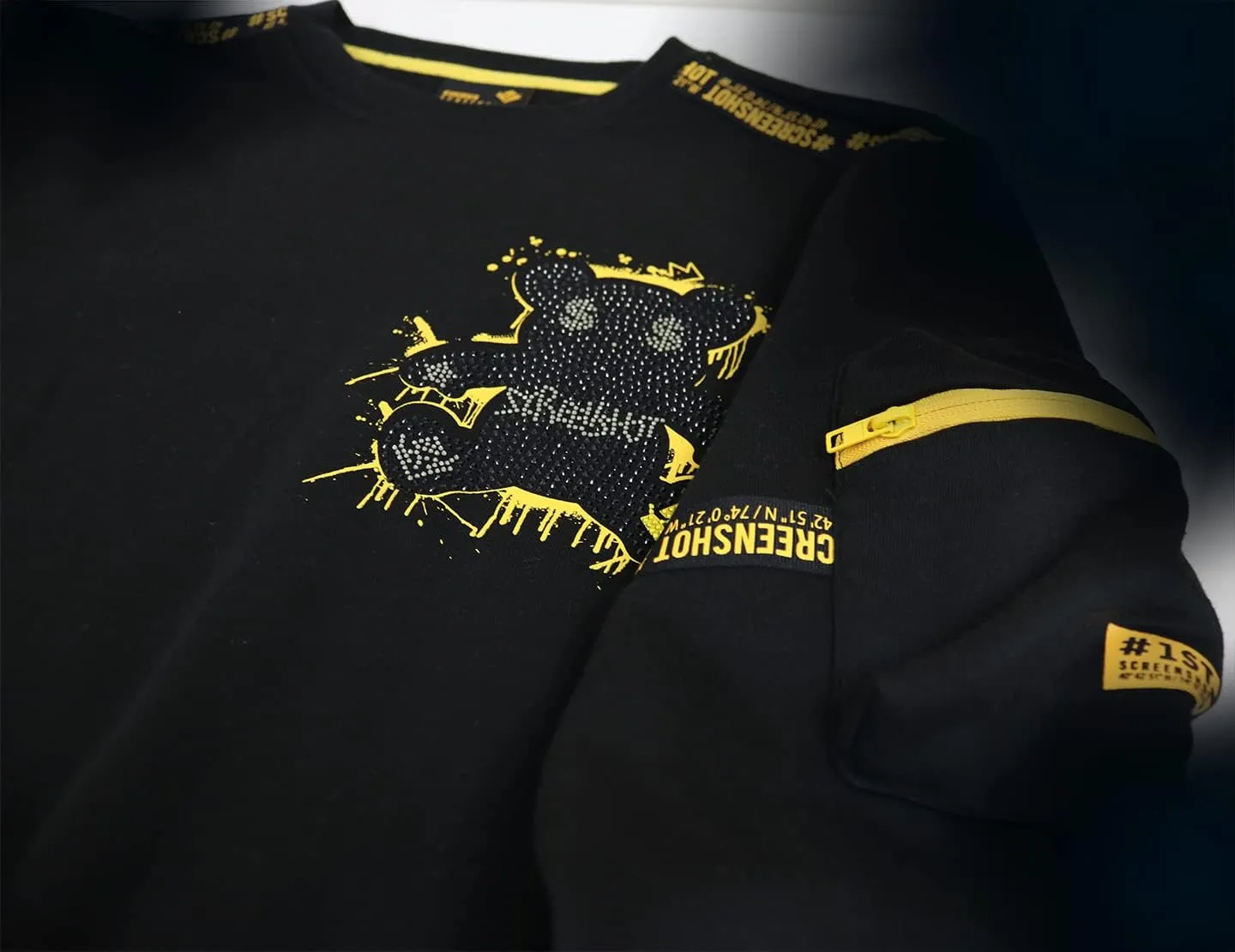 Men's Urban NYC Graffiti Hip Hop Fleece Pullover