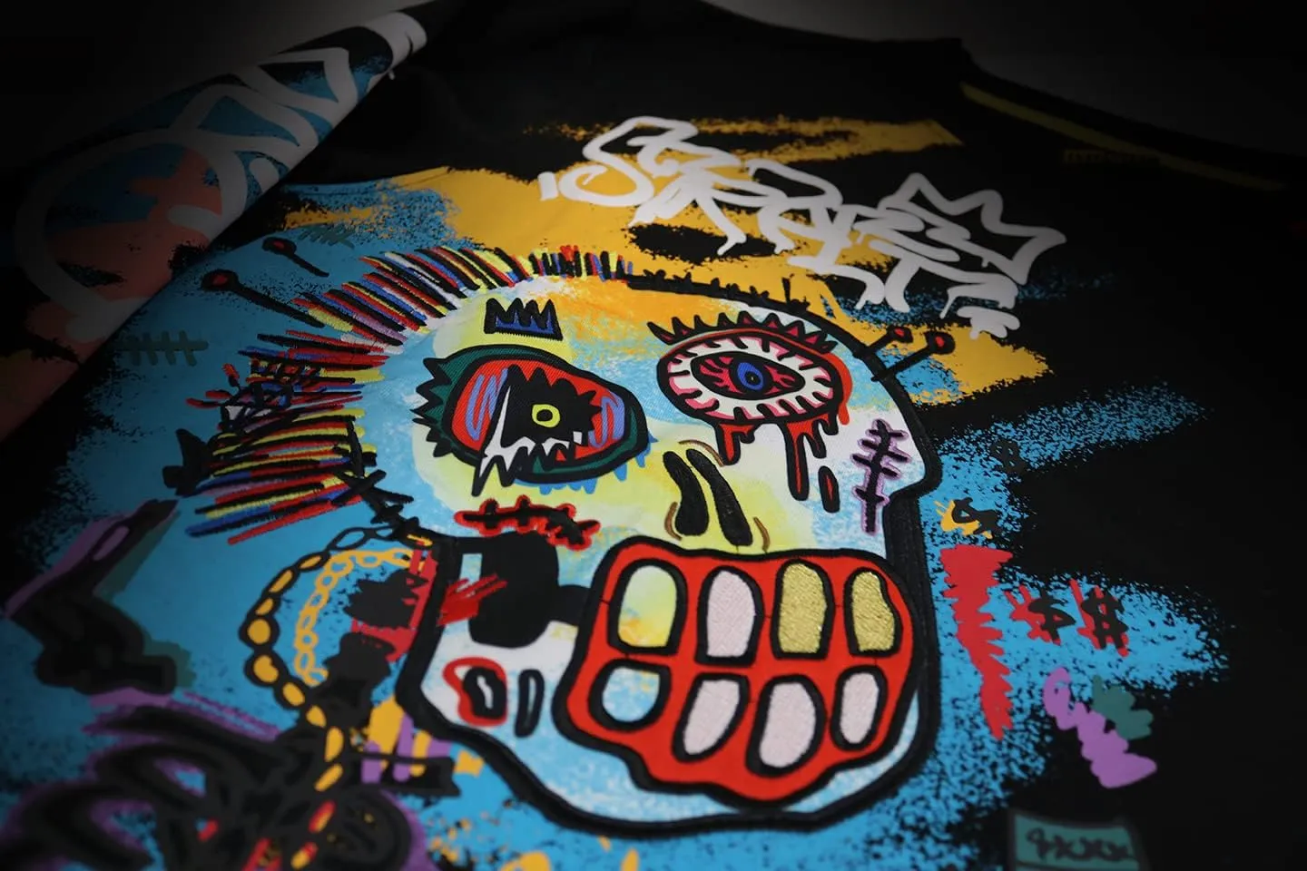 Men's Urban NYC Graffiti Hip Hop Fleece Pullover