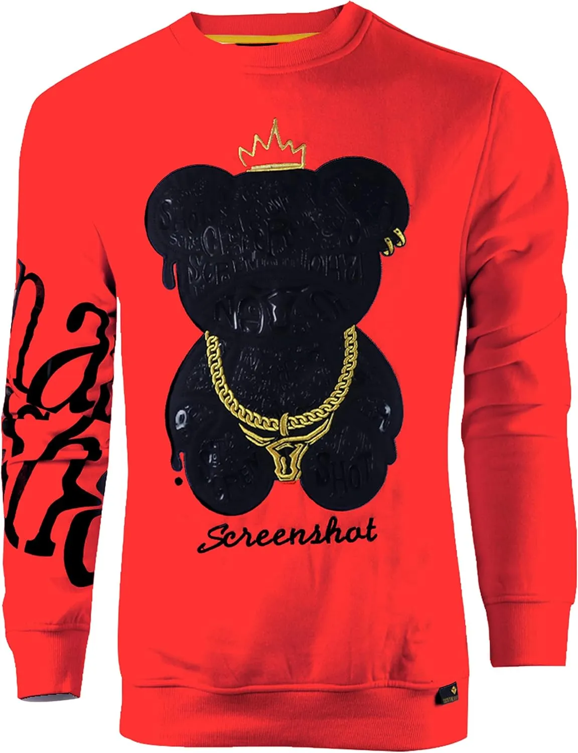 Men's Urban NYC Graffiti Hip Hop Fleece Pullover