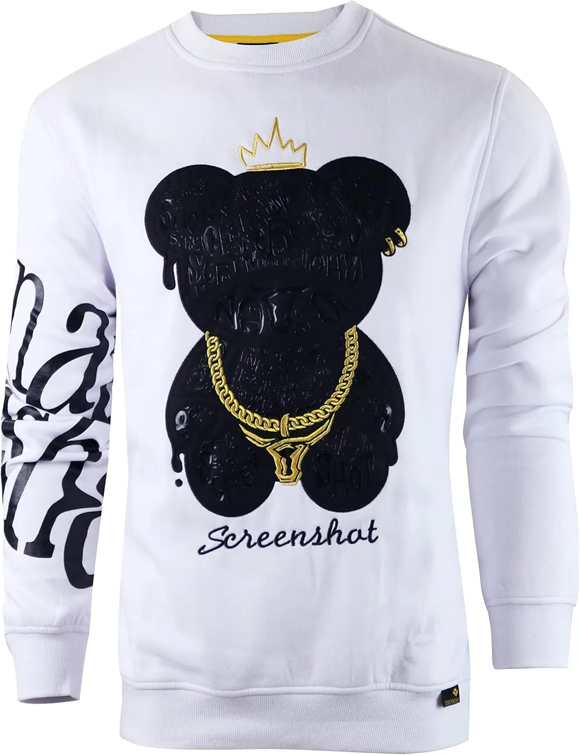 Men's Urban NYC Graffiti Hip Hop Fleece Pullover