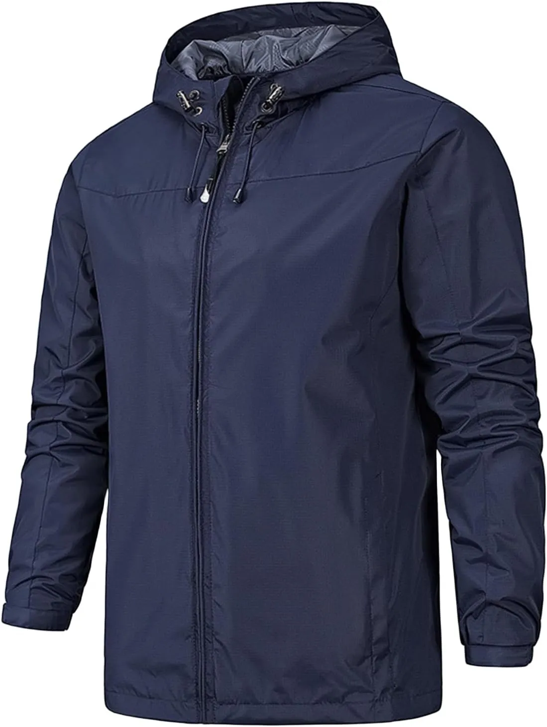 Men's Waterproof Jackets Windproof Lightweight Softshell Mountain Sport Jacket For Men Hooded Windbreaker Raincoat
