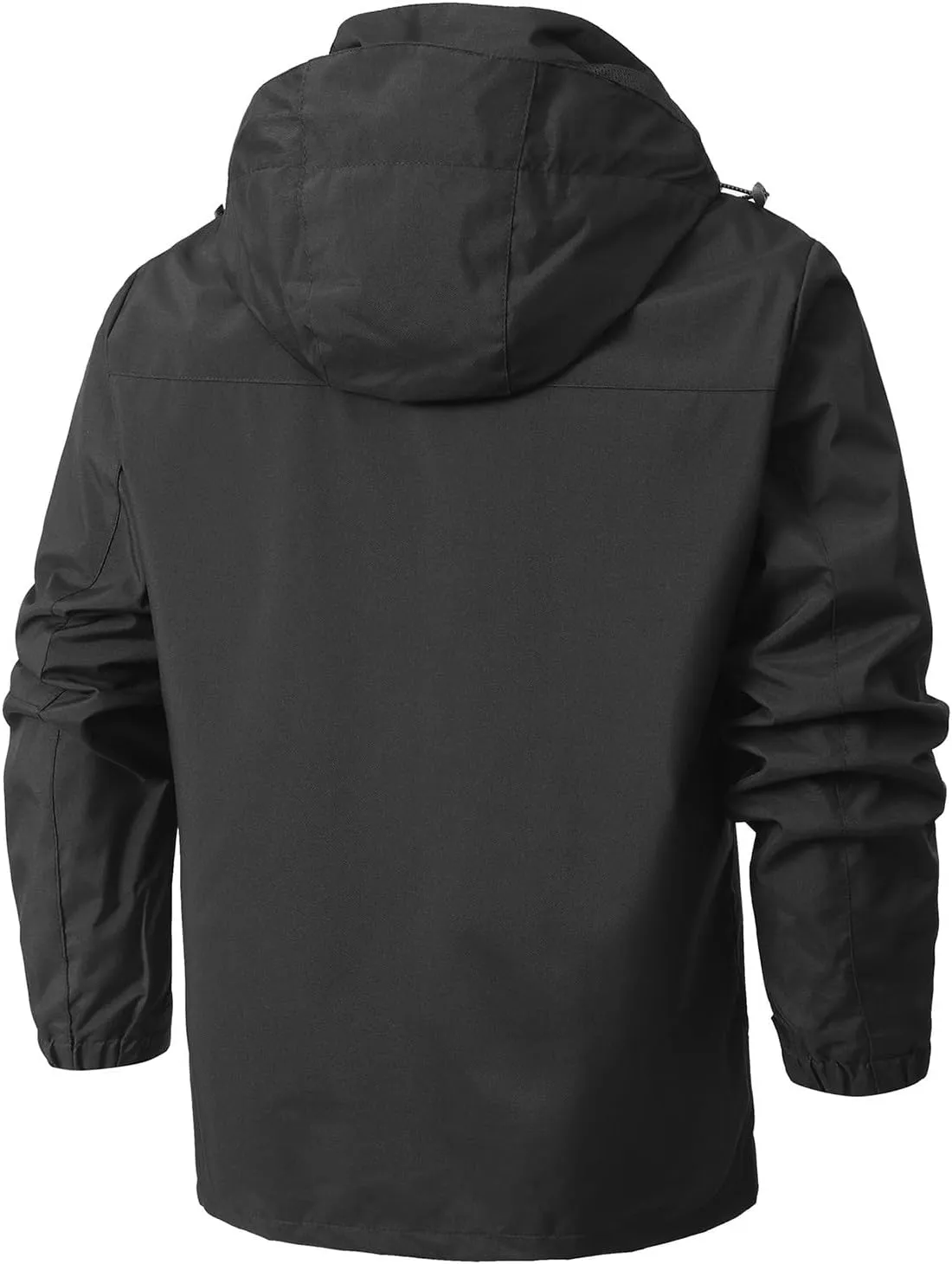 Mens Windproof Jacket Waterproof Lightweight Outdoor Hiking Travel Raincoat Military Tactical Windbreaker