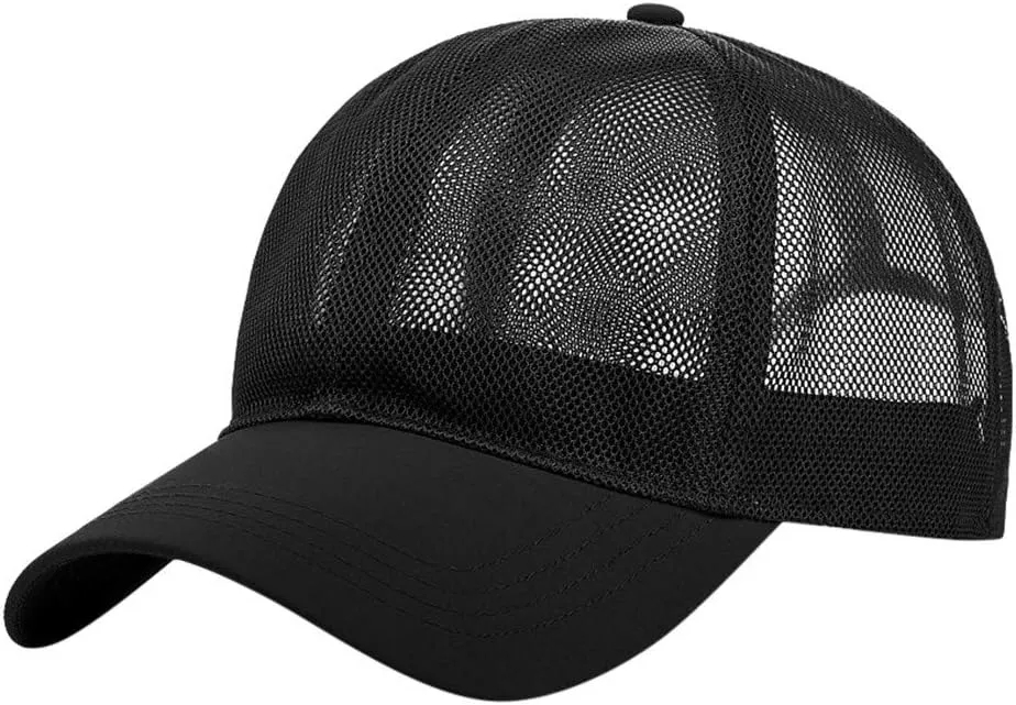 Mesh Baseball Cap Breathable 𝗖ooling Unstructured Quick-Dry Adjustable Casual Outdoor Trucker Hats Men Women